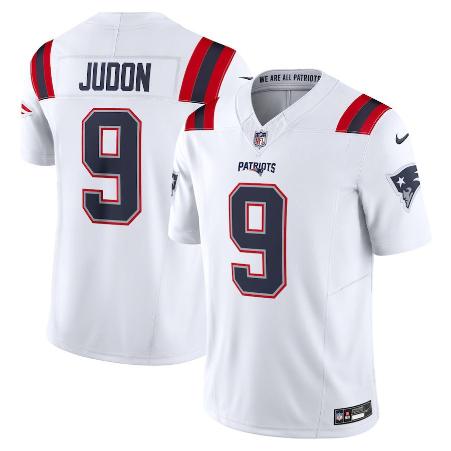 Men New England Patriots #9 Matthew Judon Nike White Vapor F.U.S.E. Limited NFL Jersey->new england patriots->NFL Jersey